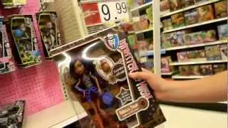 Shopping for monster high dolls at target