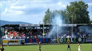 Góral Żywiec - Polonia Bytom (31.07.2021) / Doping i oprawy
