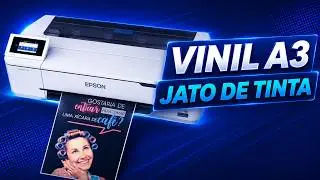 Adesivo vinil A3 impressão na Epson SC - T3170
