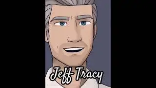 Jeff Tracy | Sketching Process | #thunderbirdsarego