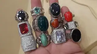 Antique Silver Ring Collection's 💍 🤍 #silverring 