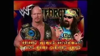 WWE 2K16 2K Showcase Match Stone Cold Steve Austin vs Dude Love Over The Edge '98