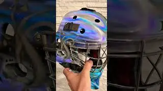 Saskatoon Blades Helmet!  #saskatoon #WHL #goalie #canadian #hockeygoalie #garrettzemlak