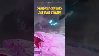 Stingray Crashes Are Pure Cinema & Dangerous #helldivers2 #helldivers #gaming