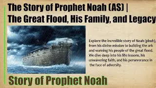 The Story of Prophet Noah (AS) | The Great Flood, His Family, and Legacy
