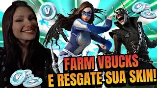 FARM VBUCKS ASSISTINDO A LIVE - JOGANDO COM OS INSCRITOS !pix !points !loja LIVE FORTNITE AO VIVO