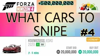 Top 10 Best Cars to Snipe to make Millions in Forza Horizon 4 (working june 2021) +  Auction Filter