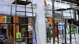 Full Scale test on the precast concrete connection by Dr. Amin Ghafooripour