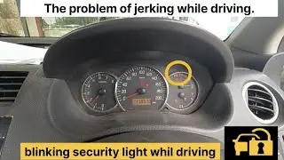 Maruti Suzuki Swift blinking security light while driving#problem of jerking while driving#key light