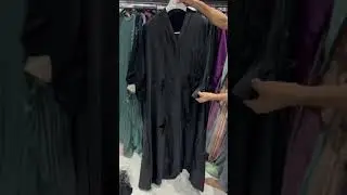 Luxury Black Velvet Embroidered Abaya &ndash; Dual Side Work | Elegant & Timeless Look#shorts#short