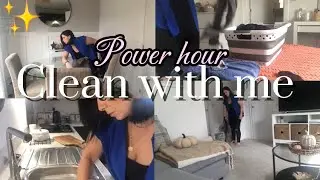 Power hour cleaning motivation NO TALKING | clean with me UK| speed cleaning 2024