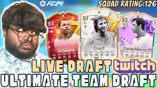 ULTIMATE TEAM DRAFT: TWITCH LIVE EDITION (FUT DRAFT) in EA FC 24! | #fc24 #eafc