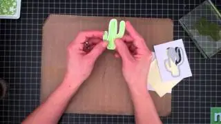 3-D Cactus Card