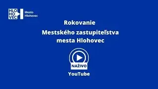 Mestské zastupiteľstvo mesta Hlohovec 25. 04. 2024 - 1. časť