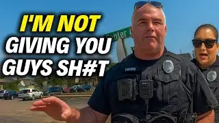 Female Officer and Sergeant Get Completely Shut Down &mdash; ID Refusal Turns Into Total Audit OWN!