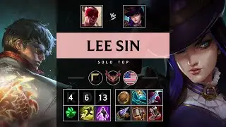 Lee Sin Top vs Caitlyn - NA Grandmaster Patch 25.15
