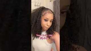 Jayda Wayda inspired Fulani style💕 #fulanibraids #halfwig #braidstyles #stitchbraids