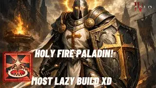 HOLY FIRE AURADIN - 1 Button Paladin MELTS Everything! Diablo4 Season 11 Build Guide