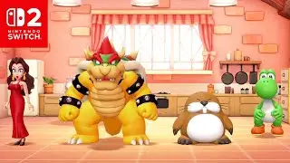 Super Mario Party Jamboree Nintendo Switch 2 Multiplayer - Pauline vs Bowser vs Monty Mole vs Yoshi