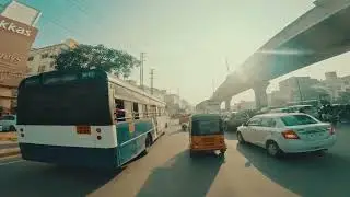 Uncut Morning Ride from Miyapur to Kukatpally | Cycle To Work - Week 110 - Day 4