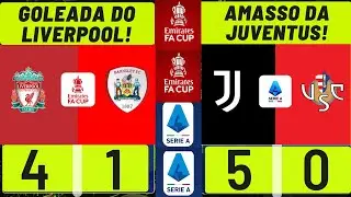 LIVERPOOL AVAN&Ccedil;A E A JUVENTUS AMASSA NA SERIE A ITALIANA