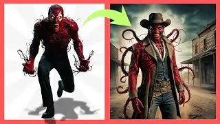 💥🤠 AVENGERS BUT COWBOY 🤠💥 Suprise Transformations (Marvel&DC All Characters) 2024 💥 #avengersbut