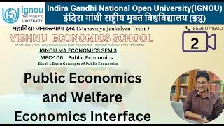 Public Economics and welfare Economics | MEC 106 | Public Economics|  IGNOU
