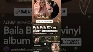 poetadelasnubes Baila Baila #poetadelasnubes #bailabaila #12vinyl #italodisco #italodance #newalbum
