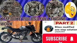 KTM DUKE 200 FULL ENGINE WORK/DUKE 200 KA magnet timing kaise set Karen#automobile #trending  #2025