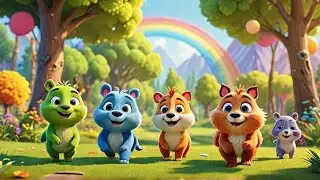 🦁 The Animals Went in Two by Two Marching Song | Kids Animation | Educational Rhyme 2025