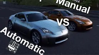 Forza Motorsport 7 Automatic 350z Vs Manual 350z