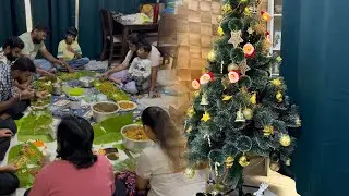 Christmas Tree Decoration🥳🙀|Friends Get Together💃|Weekend Vlog❤️|fun, games and More