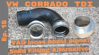 Corrado TDI Ep15. Установка цельного байонетного соединения нагнетательной трубы от Creations Mot...