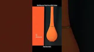 Silicone Toilet Cleaner Brush with Non-Slip Long Handle & Wall-Mounted Holder &ndash; For Western Toilets