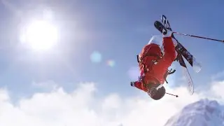 Steep Skiing Jumps and Falls