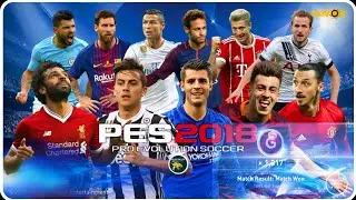 PES 2018 ANDROID v2.2.0|| Mininmum patch v3.8|| UEFA Champions league version