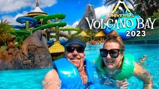 WHY VOLCANO BAY IS OUR FAVORITE WATER PARK IN ORLANDO! Wave Pool, Lunch, Slides, Crazy River & MORE!