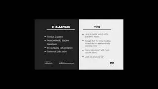 Challenges and Tips
