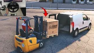 Delivery Simulator - Mini Van | Steering Wheel Gameplay