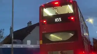 Morning life travelling with bus and train  journey #bus #districtline #train