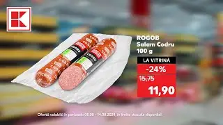 Ofertele Kaufland din 8-14 august: salam, plăcinte și cafea solubilă