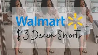 Walmart Denim Shorts Try On