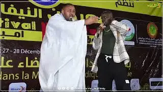 مسرحية حول خطورة المخدرات خلال فعاليات الامسية الأولى من مهرجان النيفارة بمقاطعة امبود .