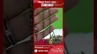 Black Beads Lines