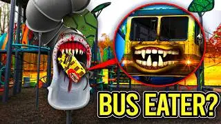 SLIDE EATER ATE SCHOOL BUS EATER? (ON CAMERA)