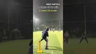 Intense match🔥🤯Thriller ending❣️Subscribe for more content 🔥 #shorts #end #viral #cricket #follow