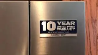 How to remove the 10 Year Warranty label from your Maytag appliances.