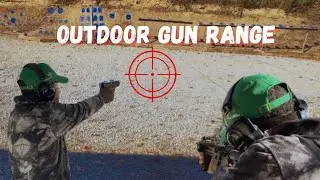 FIRST TIME AT OUTDOOR GUN RANGE❗️
