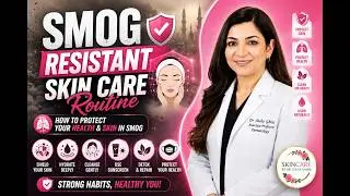 SMOG Resistant Skin Care Routine l How to Protect Your Health & Skin in SMOG #draishaghias #smog