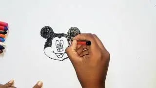 How to DRAW MICKY MOUSE FACE 2022